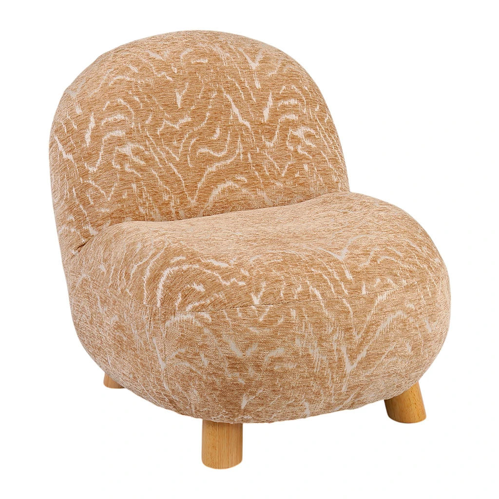 Fauteuil En Tissu Orange - Belly 2 Fauteuil En Tissu Orange - Belly – Image 2