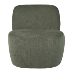 Fauteuil En Tissu Vert - Tessia
