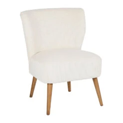 Fauteuil En Velours Côtelé écru - Eleonor 7 Fauteuil En Velours Côtelé écru - Eleonor -Magasin Général Pour La Maison fauteuil en velours cotele ecru eleonor 320033 320033 DET01 WEB