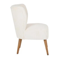 Fauteuil En Velours Côtelé écru - Eleonor 8 Fauteuil En Velours Côtelé écru - Eleonor -Magasin Général Pour La Maison fauteuil en velours cotele ecru eleonor 320033 320033 DET05 WEB
