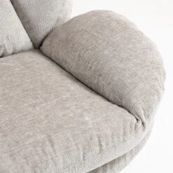 Fauteuil Pivotant En Velours Taupe - Topi 17 Fauteuil Pivotant En Velours Taupe - Topi -Magasin Général Pour La Maison fauteuil pivotant en velours taupe topi 678887 678887 FRN11 WEB