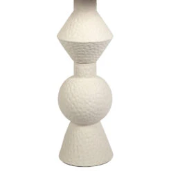 Lampadaire En Céramique Et Lin écru Moucheté H116cm - Minera -Magasin Général Pour La Maison lampadaire en ceramique et lin ecru mouchete h116cm minera 78891 78891 DET02 WEB