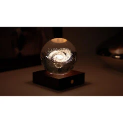 Lampe Boule De Cristal 3D Galaxie