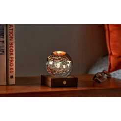 Lampe Boule De Cristal 3D Système Solaire