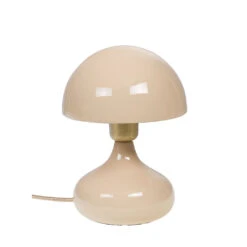 Amadeus Lampe Champignon En Fer Crème H24cm - Paulette