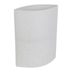 Lampe Cylindre En Porcelaine Blanc H28cm - Lycias -Magasin Général Pour La Maison lampe cylindre en porcelaine blanc h28cm lycias 79040 79040 DET03 WEB 1