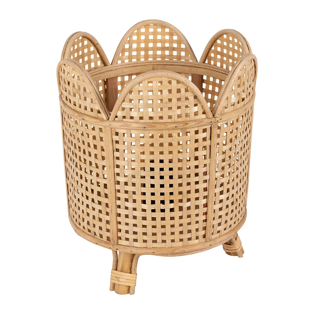 Lampe En Bambou Et Sapin Naturel H30cm - Ladret 2 Lampe En Bambou Et Sapin Naturel H30cm - Ladret – Image 2