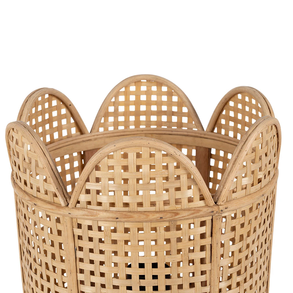 Lampe En Bambou Et Sapin Naturel H30cm - Ladret 3 Lampe En Bambou Et Sapin Naturel H30cm - Ladret – Image 3