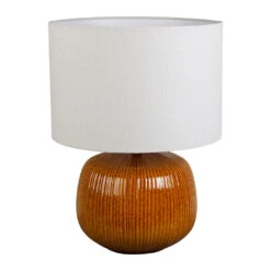 Lampe En Céramique Ambre H52cm - Klaros