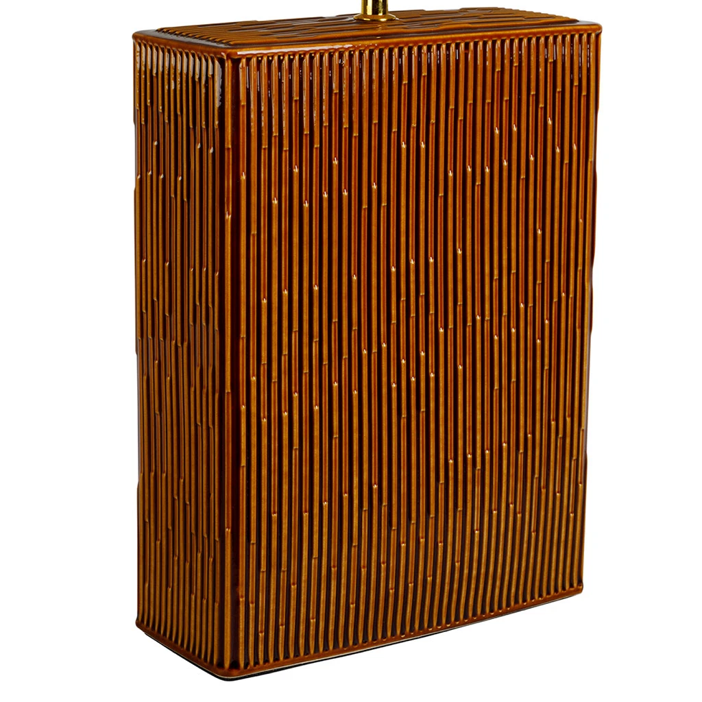 Lampe En Céramique Brun H71cm - Akene 3 Lampe En Céramique Brun H71cm - Akene – Image 3