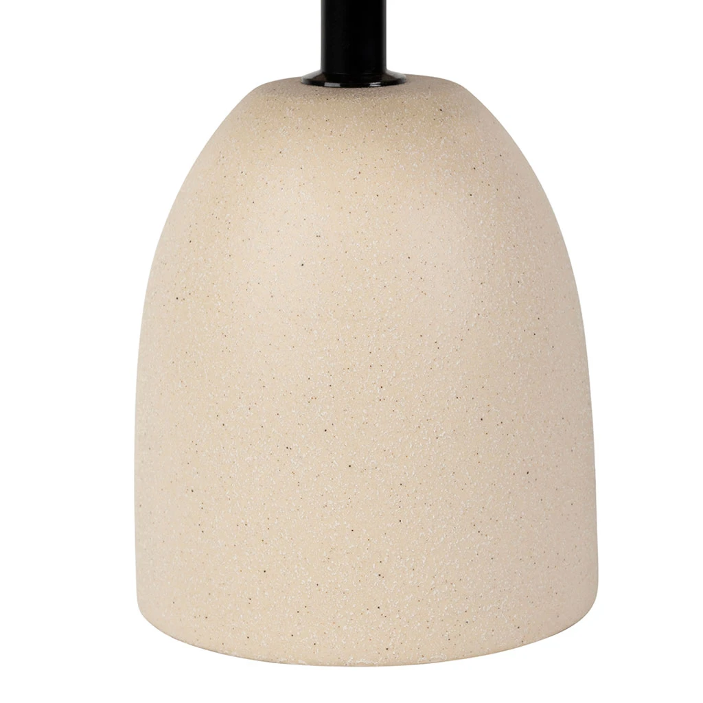 Lampe En Céramique écru Et Lin Naturel - Jadea 3 Lampe En Céramique écru Et Lin Naturel - Jadea – Image 3