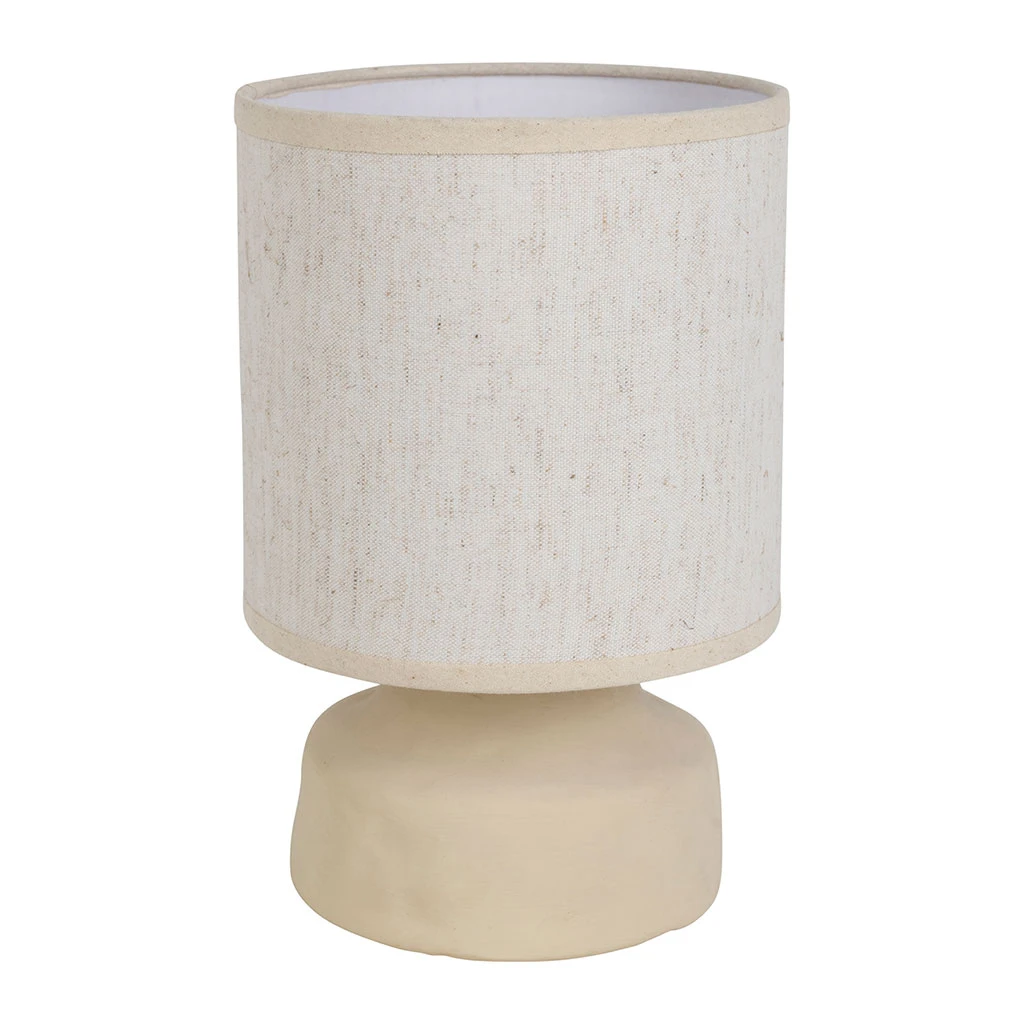 Lampe En Céramique écru H23cm - Eterra 1 Lampe En Céramique écru H23cm - Eterra