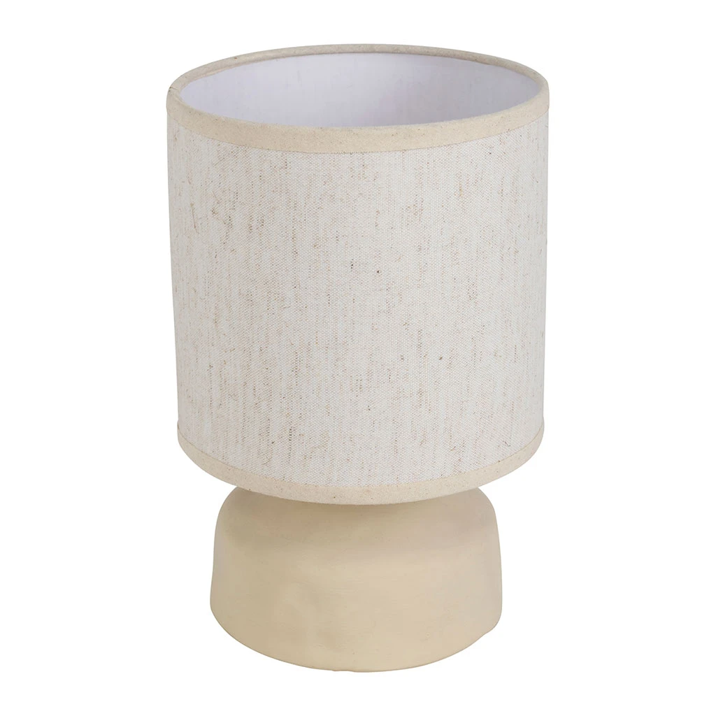 Lampe En Céramique écru H23cm - Eterra 2 Lampe En Céramique écru H23cm - Eterra – Image 2