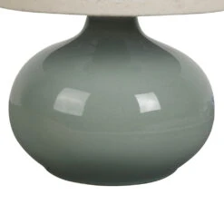 Lampe En Céramique Et Lin Sauge H25cm - Klosen 7 Lampe En Céramique Et Lin Sauge H25cm - Klosen -Magasin Général Pour La Maison lampe en ceramique et lin sauge h25cm klosen 79238 79238 DET03 WEB