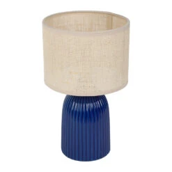 Lampe En Céramique Indigo H28cm - Essencia 13 Lampe En Céramique Indigo H28cm - Essencia -Magasin Général Pour La Maison lampe en ceramique indigo h28cm essencia 79179 79179 DET04 WEB