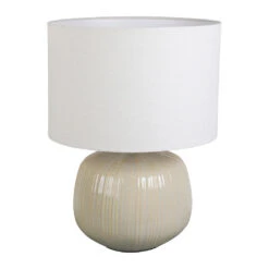 Lampe En Céramique Sauge H52cm - Klaros