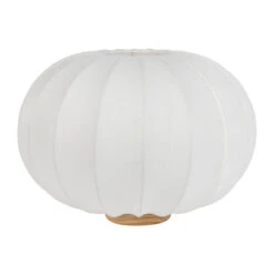 Lampe En Coton écru D40xh28.5cm - Aurore