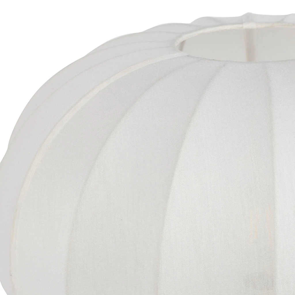 Lampe En Coton écru D40xh28.5cm - Aurore 3 Lampe En Coton écru D40xh28.5cm - Aurore – Image 3