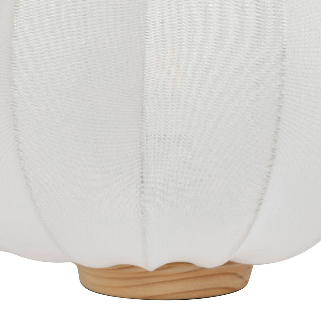 Lampe En Coton écru D40xh28.5cm - Aurore 5 Lampe En Coton écru D40xh28.5cm - Aurore – Image 5