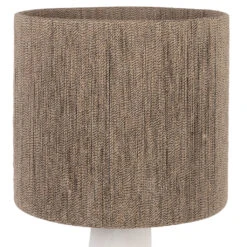 Lampe En Fer Blanc Et Jute H57cm - Quintao -Magasin Général Pour La Maison lampe en fer blanc et jute h57cm quintao 39658 39658 DET02 WEB