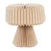 Lampe En Papier Et Coton Recyclé Beige D33xh33cm - Fontelo