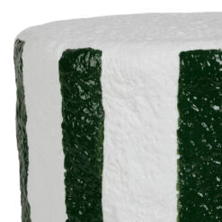 Lampe En Porcelaine Rayée émeraude Et Blanc H27cm - Alaria -Magasin Général Pour La Maison lampe en porcelaine rayee emeraude et blanc h27cm alaria 79042 79042 DET04 WEB