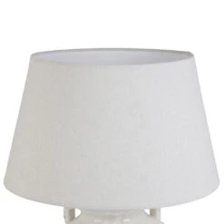 Lampe En Terre Cuite Et Lin Blanc H47cm - Tahra 6 Lampe En Terre Cuite Et Lin Blanc H47cm - Tahra -Magasin Général Pour La Maison lampe en terre cuite et lin blanc h47cm tahra 40995 40995 DET02 WEB