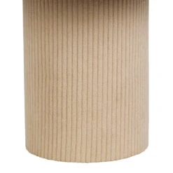 Lampe En Velours Côtelé écru H41cm - Element -Magasin Général Pour La Maison lampe en velours cotele ecru h41cm element 79216 79216 DET03 WEB