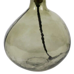 Lampe En Verre Et Jute Vert H46cm - Heliac -Magasin Général Pour La Maison lampe en verre et jute vert h46cm heliac 39650 39650 DET03 WEB 3