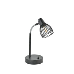 Lampe Métal Abat-jour Filaire Noir