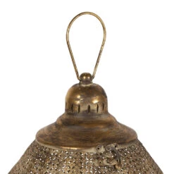 Lanterne En Fer Et Verre Doré H64cm - Orient 7 Lanterne En Fer Et Verre Doré H64cm - Orient -Magasin Général Pour La Maison lanterne en fer et verre dore h64cm orient 40962 40962 DET02 WEB
