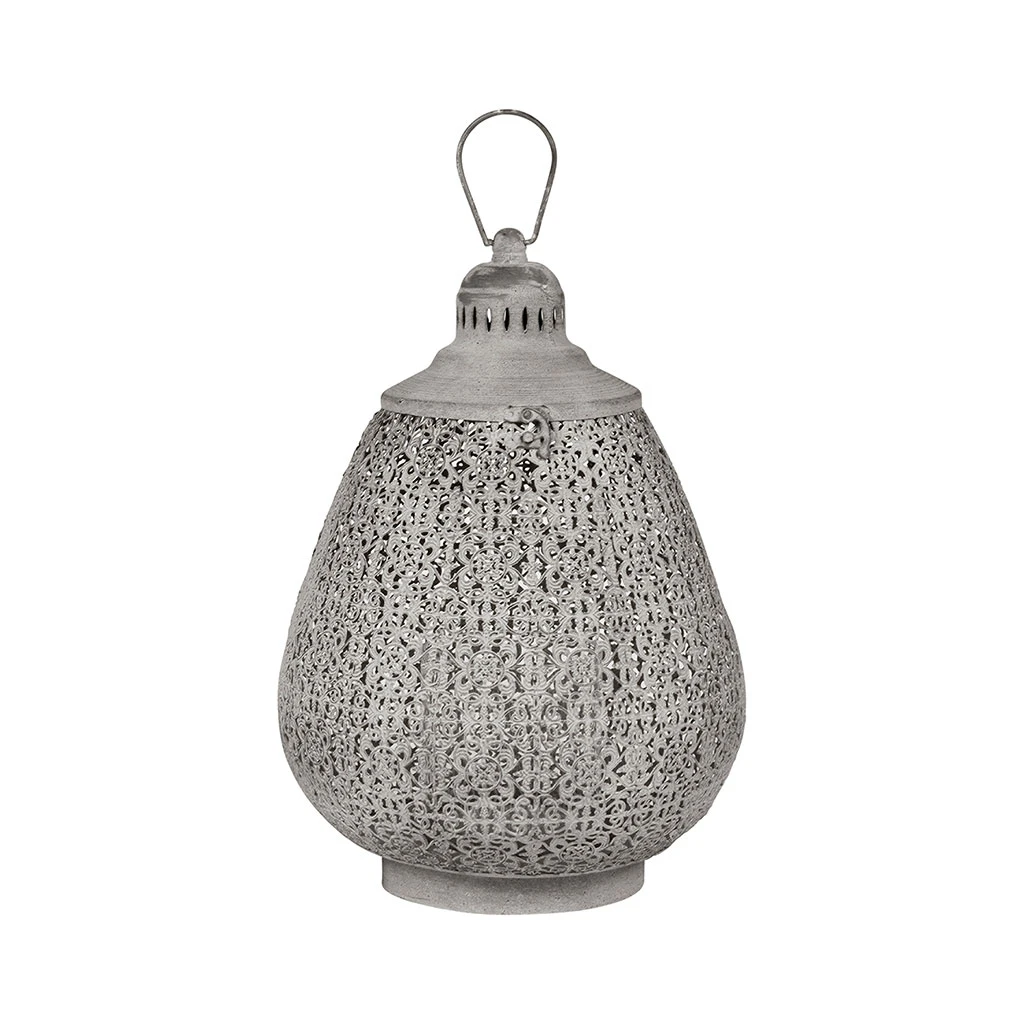 Lanterne Orient Grise En Fer Et Verre 1 Lanterne Orient Grise En Fer Et Verre