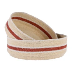 Lot De 2 Corbeilles En Jonc De Mer Brique - Sumatra 4 Lot De 2 Corbeilles En Jonc De Mer Brique - Sumatra -Magasin Général Pour La Maison lot de 2 corbeilles en jonc de mer brique sumatra 39869 39869 DET01 WEB 1