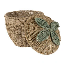 Lot De 2 Corbeilles Fraise En Jonc De Mer Naturel Et Vert - Les Fruits 6 Lot De 2 Corbeilles Fraise En Jonc De Mer Naturel Et Vert - Les Fruits -Magasin Général Pour La Maison lot de 2 corbeilles fraise en jonc de mer naturel et vert les fruits 467485 DET02 WEB