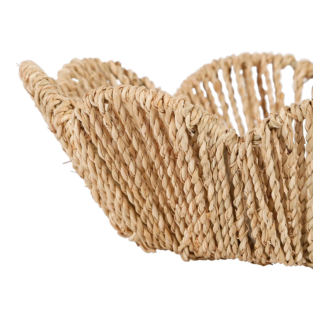 Lot De 2 Corbeilles En Jonc De Mer Et Fer Naturel - Chaumiere 3 Lot De 2 Corbeilles En Jonc De Mer Et Fer Naturel - Chaumiere – Image 3