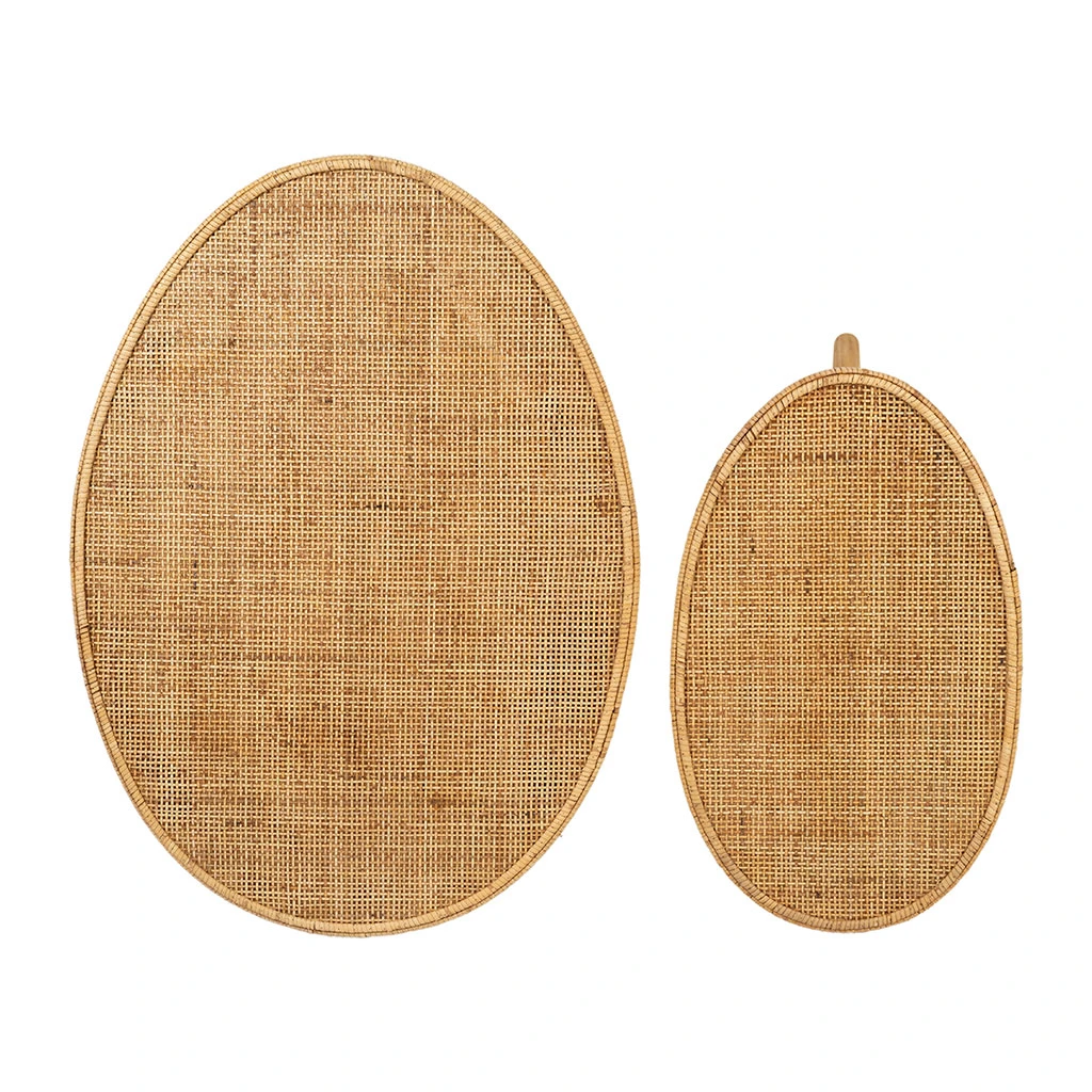 Table Basse Gigogne (lot De 2) En Rotin Naturel - Tamba 4 Table Basse Gigogne (lot De 2) En Rotin Naturel - Tamba – Image 4