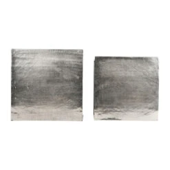 Table Basse Gigogne Carrée (lot De 2) En Aluminium Et Fer Argenté - Felia 8 Table Basse Gigogne Carrée (lot De 2) En Aluminium Et Fer Argenté - Felia -Magasin Général Pour La Maison lot de 2 tables gigogne rectangle en aluminium et fer argente felia 39 39902 DET04 WEB