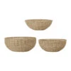 Lot De 3 Corbeilles En Jonc De Mer Naturel - Borneo