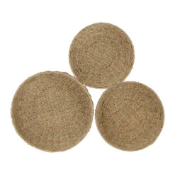 Lot De 3 Corbeilles En Jonc De Mer Naturel - Borneo 5 Lot De 3 Corbeilles En Jonc De Mer Naturel - Borneo -Magasin Général Pour La Maison lot de 3 corbeilles en jonc de mer naturel borneo 39571 39571 DET02 WEB
