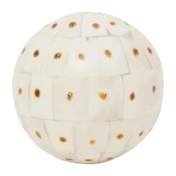 Lot De 6 Boules Décoratives En Résine Brun Et Blanc D10cm - Komati 11 Lot De 6 Boules Décoratives En Résine Brun Et Blanc D10cm - Komati -Magasin Général Pour La Maison lot de 6 boules decoratives en resine brun et blanc d10cm komati 40219 40219 DET03 WEB