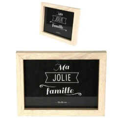 Lot De 8 Cadres Photo Naturel Et Noir