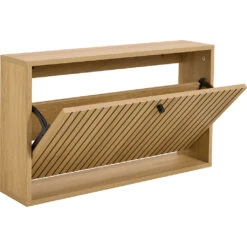 Meuble à Chaussures Mural En Bois Naturel 2 Portes L72cm - Albany 13 Meuble à Chaussures Mural En Bois Naturel 2 Portes L72cm - Albany -Magasin Général Pour La Maison meuble a chaussures mural en bois naturel 2 portes l72cm albany 69899 698995 FRN05 WEB 1