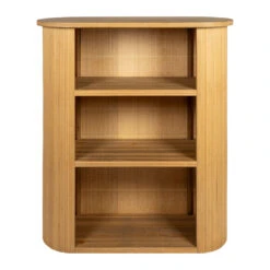 Meuble Bar En Bambou Et Sapin Naturel H113cm - Saori