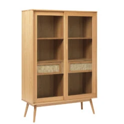 Unique Meuble Haut En Placage Chêne Naturel H160cm - Barrali 10 Unique Meuble Haut En Placage Chêne Naturel H160cm - Barrali -Magasin Général Pour La Maison meuble haut en placage chene naturel h160cm barrali 648086 648086 FRN02 WEB 1