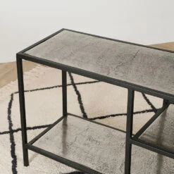 Meuble TV En Acier Et Aluminium Argenté L150cm - Felia 11 Meuble TV En Acier Et Aluminium Argenté L150cm - Felia -Magasin Général Pour La Maison meuble tv en acier et aluminium argente l150cm felia 37911 37911 SITU05 WEB 1