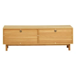 Meuble Tv En Chêne Naturel 150x50cm - Paulo -Magasin Général Pour La Maison meuble tv en chene naturel 150x50cm paulo 662277 662277 FRN05 WEB