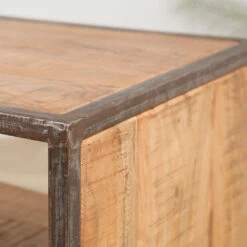 Meuble TV Industriel En Acacia Et Fer L120cm - Factory -Magasin Général Pour La Maison meuble tv industriel en acacia et fer l120cm factory 36487 36487 SITU05 WEB 1