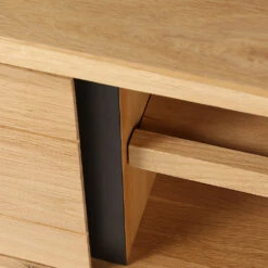 Meuble TV Naturel En Chêne 2 Portes L150cm - Manny 15 Meuble TV Naturel En Chêne 2 Portes L150cm - Manny -Magasin Général Pour La Maison meuble tv naturel en chene 2 portes l150cm manny 606297 606297 FRN07 WEB 2