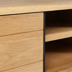 Meuble TV Naturel En Chêne 2 Portes L150cm - Manny 17 Meuble TV Naturel En Chêne 2 Portes L150cm - Manny -Magasin Général Pour La Maison meuble tv naturel en chene 2 portes l150cm manny 606297 606297 FRN09 WEB 2