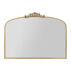 Miroir Baroque En Fer Doré 101x77.5cm - Lore
